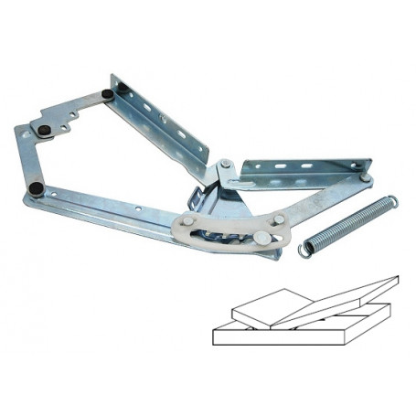 Posteľové výklopné kovanie KP6