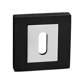 Rozeta MP - HR - Čierna matná / chróm lesklý