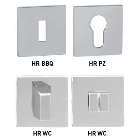 Rozeta MP - HR SQ6 - Chróm lesklý