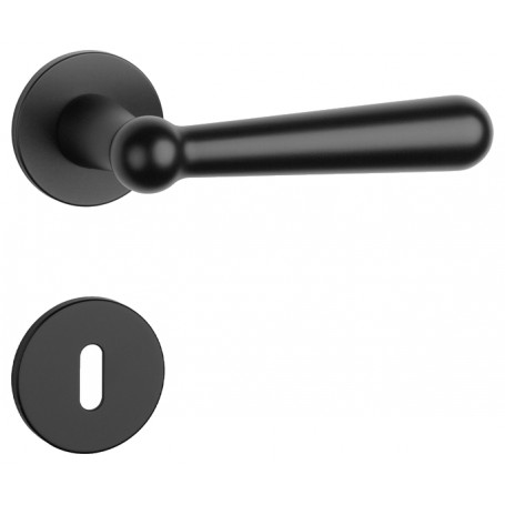 Kľučka APRILE ROSEMARY - R 7S - Čierna matná