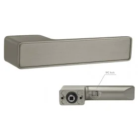 Kľučka na dvere MPK GRANDERA IN LOCK - RT - Nikel matný