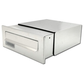 Poštová schránka na zamurovanie do plota X-FEST JAKUB 2 nerez