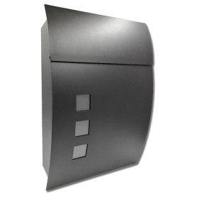 Poštová schránka X-FEST DUSTIN - Čierna