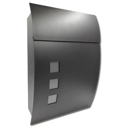 Poštová schránka X-FEST DUSTIN - Čierna