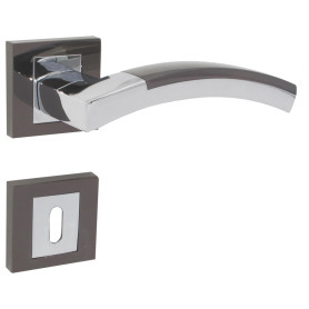 Kľučka LIENBACHER VECTOR - OC / BC - Chróm lesklý / čierny chróm