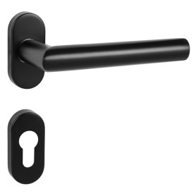 Kľučka na dvere MP FAVORIT - UOR - Čierna matná
