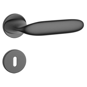Kľučka APRILE PEONIA - R 7S - Čierna matná