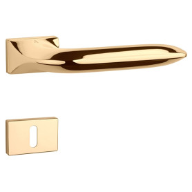 Kľučka APRILE GLADIOLA - RT 7S - Mosadz leštená a lakovaná