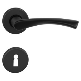 Kľučka BRIALMA TORNADO - R - Čierna matná