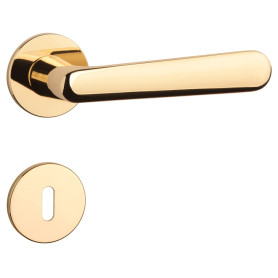 Kľučka APRILE ARIA - R 5S - Mosadz leštená a lakovaná