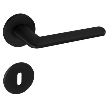 Kľučka TUPAI ELIPTICA - R 3098 5S - Čierna matná
