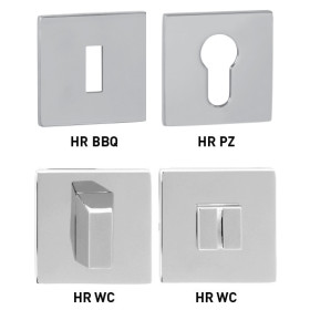 Rozeta MP - HR SQ6 - Chróm lesklý