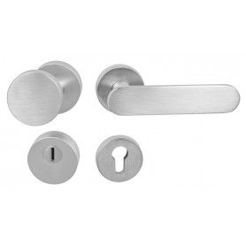 Bezpečnostná kľučka TUPAI CUBO/NELA - R 3233/4158 - Chróm brúsený