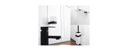 Kúpeľňové doplnky NIMCO KIBO BLACK