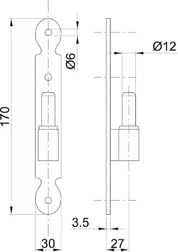 Záves na dvere rustikálny