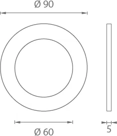 Mušla na sklenené posuvné dvere JNF IN.16.553.A