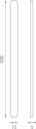 Mušla na sklenené posuvné dvere JNF IN.16.557.A