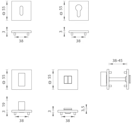 MP - Rozeta - HR 3SM